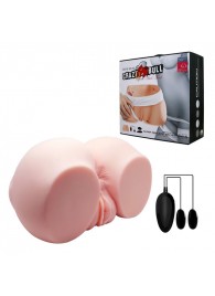 Телесный мастурбатор с двумя любовными тоннелями и вибрацией - Baile - в Орле купить с доставкой
