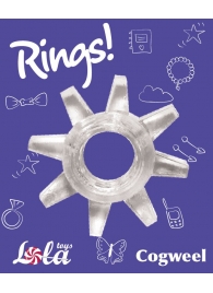 Прозрачное эрекционное кольцо Rings Cogweel - Lola Games - в Орле купить с доставкой