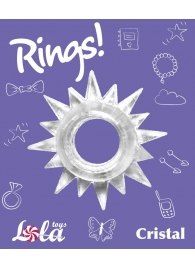 Прозрачное эрекционное кольцо Rings Cristal - Lola Games - в Орле купить с доставкой