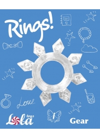 Прозрачное эрекционное кольцо Rings Gear - Lola Games - в Орле купить с доставкой