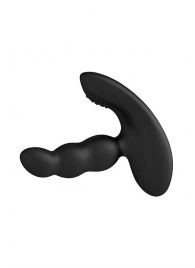 Черный силиконовый стимулятор простаты Levett Nitoc с пультом ДУ - Levett - в Орле купить с доставкой