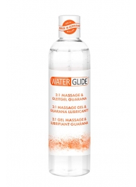 Гель-смазка 2-в-1 MASSAGE   LUBRICANT GUARANA - 300 мл. - Waterglide - купить с доставкой в Орле