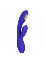 Фиолетовый вибратор с функцией электростимуляции Intimate E-Stimulator Dual Wand - 21,5 см. - California Exotic Novelties - купить с доставкой в Орле