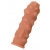 Телесная реалистичная насадка KOKOS Extreme Sleeve 11 с дополнительной стимуляцией - 12,7 см. - KOKOS - в Орле купить с доставкой