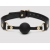 Черный кляп-шар Bound to You Faux Leather Ball Gag - Fifty Shades of Grey - купить с доставкой в Орле