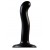 Черный фаллоимитатор-насадка Strap-On-Me P G spot Dildo size S - 16,4 см. - Strap-on-me - купить с доставкой в Орле