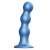 Голубая насадка Strap-On-Me Dildo Plug Balls size L - Strap-on-me - купить с доставкой в Орле