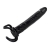 Чёрная насадка-фаллос для двойного проникновения INFLATABLE DILDO SLIM DONG  - 13,5 см. - Toyz4lovers - в Орле купить с доставкой