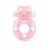 Розовое эрекционное виброкольцо в форме мишки - 1137 - в Орле купить с доставкой