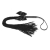 Чёрная плётка Lilly Whip Bijoux - Bijoux Indiscrets - купить с доставкой в Орле