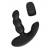 Черный силиконовый стимулятор простаты Levett Nitoc с пультом ДУ - Levett - в Орле купить с доставкой