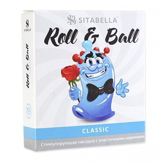 стимулирующий презерватив-насадка Roll   Ball Classic - Sitabella - купить с доставкой в Орле