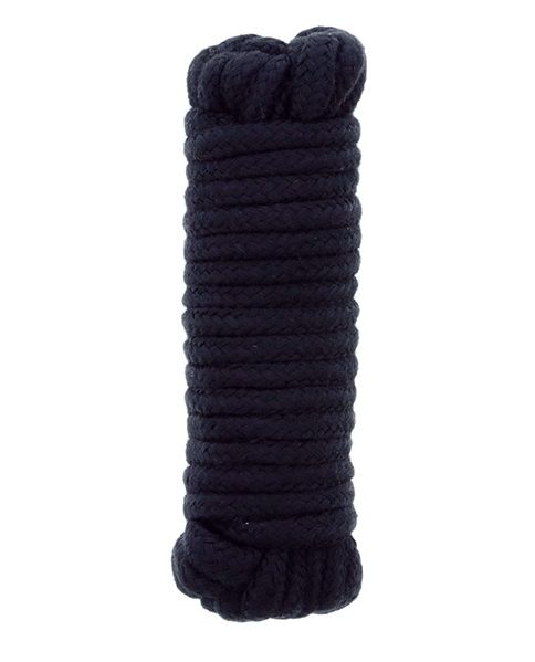 Чёрная веревка для связывания BONDX LOVE ROPE - 5 м. - Dream Toys - купить с доставкой в Орле