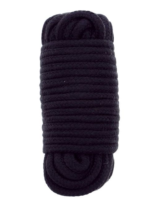 Черная веревка для связывания BONDX LOVE ROPE - 10 м. - Dream Toys - купить с доставкой в Орле