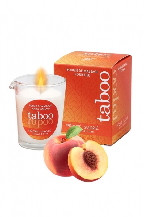 Массажное аромамасло с афродизиаками для женщин RUF Taboo Peche sucre - 60 гр. - RUF - купить с доставкой в Орле