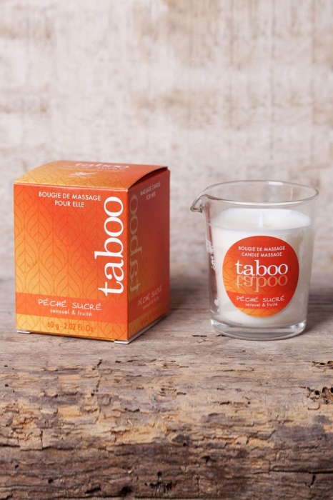 Массажное аромамасло с афродизиаками для женщин RUF Taboo Peche sucre - 60 гр. - RUF - купить с доставкой в Орле