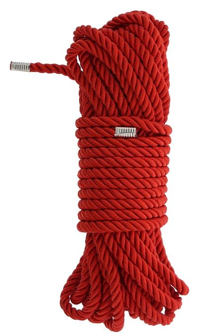 Красная веревка DELUXE BONDAGE ROPE - 10 м. - Dream Toys - купить с доставкой в Орле