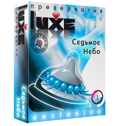 Презерватив LUXE  Exclusive  Седьмое небо  - 1 шт. - Luxe - купить с доставкой в Орле