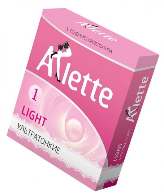 Ультратонкие презервативы Arlette Light - 3 шт. - Arlette - купить с доставкой в Орле