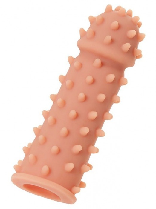 Телесная реалистичная насадка KOKOS Extreme Sleeve 03 с дополнительной стимуляцией - 12,7 см. - KOKOS - в Орле купить с доставкой