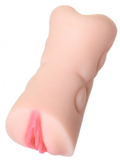 Телесный двусторонний мастурбатор Rich Fruit - вагина и анус - ToyFa - в Орле купить с доставкой