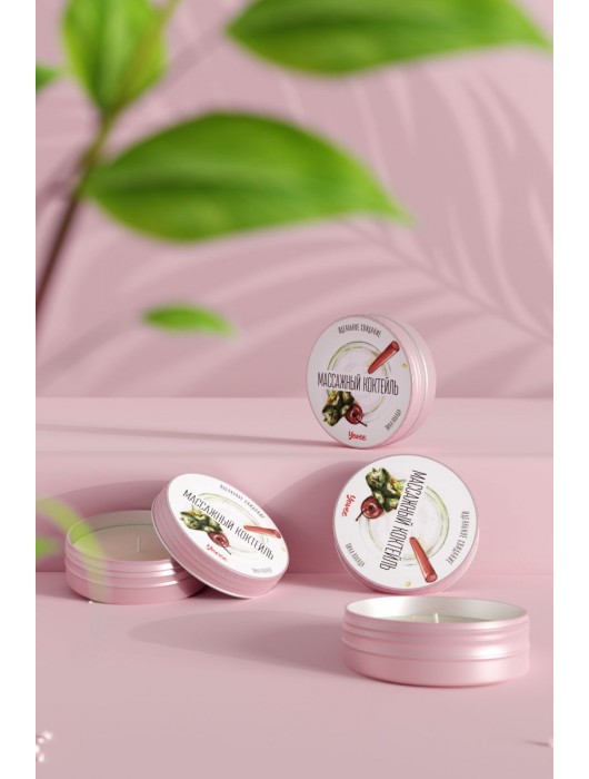 Массажная свеча «Массажный коктейль» с ароматом пина колады - 30 мл. - ToyFa - купить с доставкой в Орле