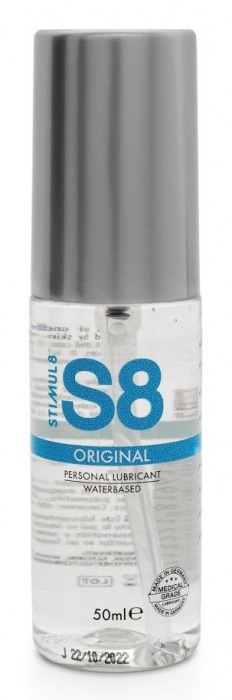 Универсальный лубрикант на водной осноdе S8 Original Lube - 50 мл. - Stimul8 - купить с доставкой в Орле