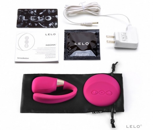 Ярко-розовый вибромассажер для пар Tiani 3 Cerise с ДУ - Lelo купить в Орле с доставкой в Orgasmix.ru Ярко-розовый вибромассажер для пар Tiani 3 Cerise с ДУ - Lelo