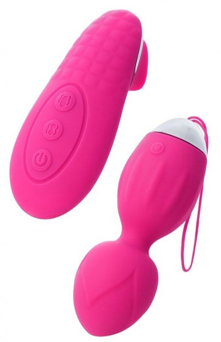 Розовые виброшарики TELLA с пультом-стимулятором - ToyFa в Орле Розовые виброшарики TELLA с пультом-стимулятором - ToyFa