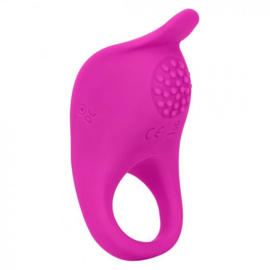 Ярко-розовое эрекционное виброкольцо Silicone Rechargeable Teasing Enhancer - California Exotic Novelties - в Орле купить с доставкой