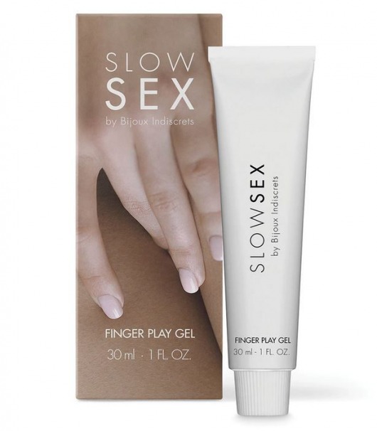 Гель для мастурбации с ароматом кокоса Slow Sex Finger Play Gel - 30 мл. - Bijoux Indiscrets - купить с доставкой в Орле