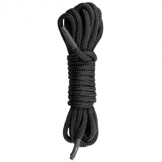 Черная веревка для бондажа Easytoys Bondage Rope - 5 м. - Easy toys - купить с доставкой в Орле