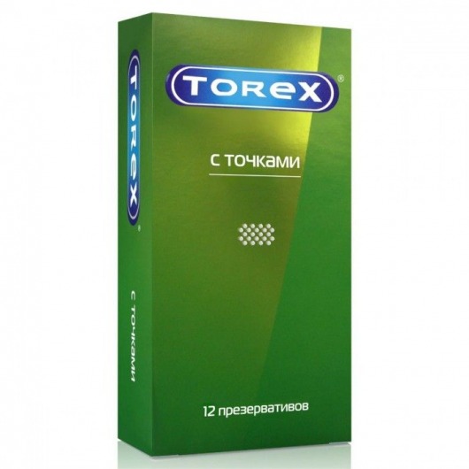 Текстурированные презервативы Torex  С точками  - 12 шт. - Torex - купить с доставкой в Орле