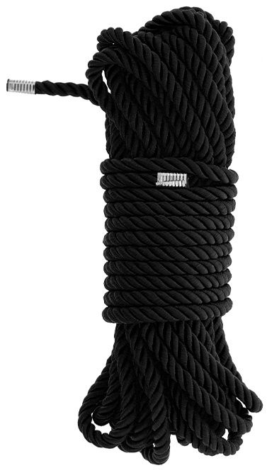 Черная веревка для бондажа BONDAGE ROPE - 10 м. - Dream Toys - купить с доставкой в Орле