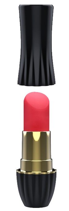 Клиторальный стимулятор-помада LIPSTICK - 9,3 см. - Dream Toys - купить с доставкой в Орле