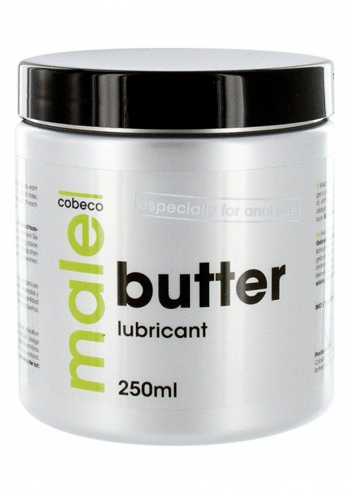 Анальный лубрикант MALE Cobeco Butter Lubricant - 250 мл. - Cobeco - купить с доставкой в Орле