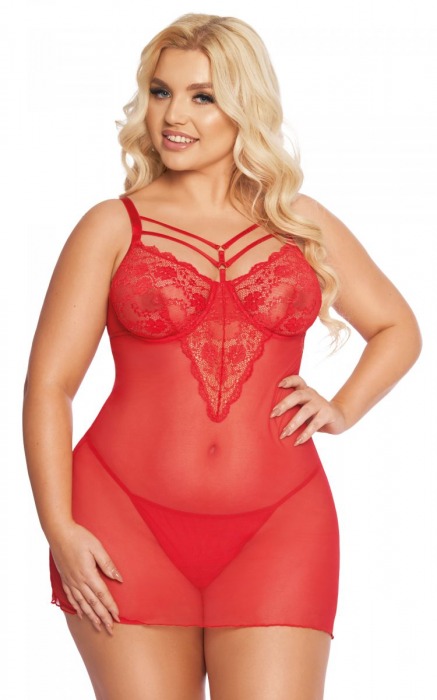 Полупрозрачная сорочка Aldona - SoftLine купить с доставкой