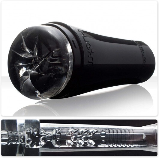 Черный мастурбатор-анус Fleshlight - Flight Pilot - Fleshlight - в Орле купить с доставкой