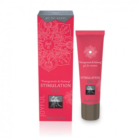 Возбуждающий интимный гель для двоих STIMULATION GEL Pomegranate   Nutmeg - 30 мл. - Shiatsu - купить с доставкой в Орле