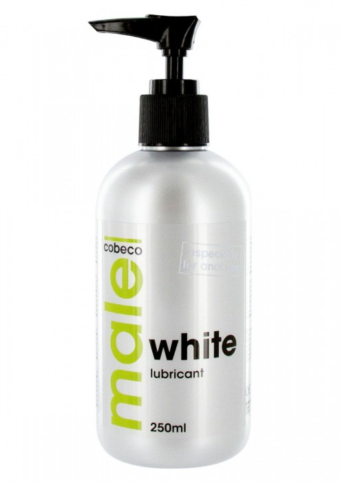 Анальная смазка на водной основе MALE Cobeco White Lubricant - 250 мл. - Cobeco - купить с доставкой в Орле