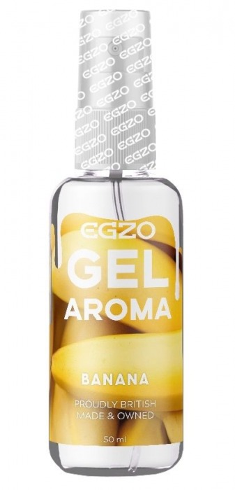 Интимный лубрикант EGZO AROMA с ароматом банана - 50 мл. - EGZO - купить с доставкой в Орле