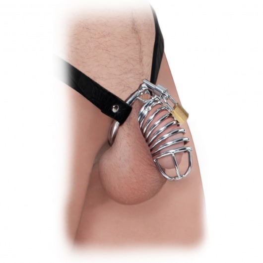 Кольцо верности Extreme Chastity Belt с фиксацией головки - Pipedream - купить с доставкой в Орле