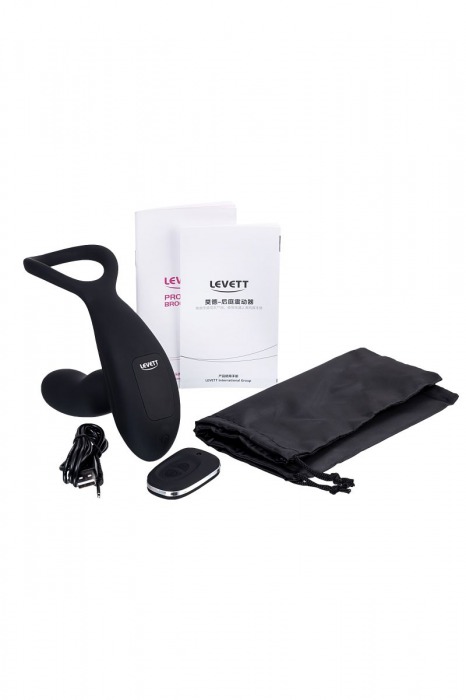 Черный стимулятор простаты Maud с вибрацией - Levett - в Орле купить с доставкой