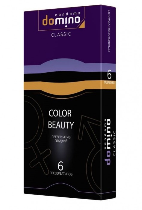 Разноцветные презервативы DOMINO Colour Beauty - 6 шт. - Domino - купить с доставкой в Орле