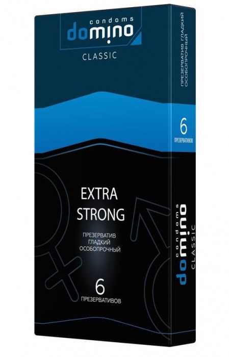 Суперпрочные презервативы DOMINO Extra Strong - 6 шт. - Domino - купить с доставкой в Орле