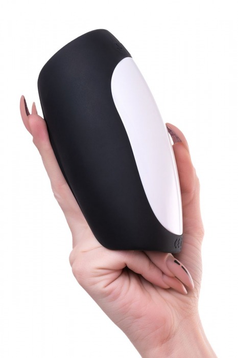 Черно-белый перезаряжаемый мастурбатор Erotist Hailstorm - Erotist Adult Toys - в Орле купить с доставкой