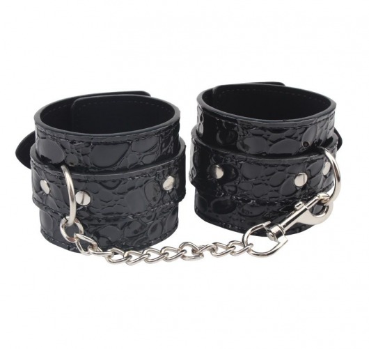 Черные наручники Be good Wrist Cuffs - Chisa - купить с доставкой в Орле