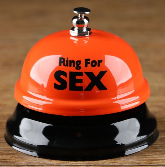 Настольный звонок RING FOR SEX - Сима-Ленд - купить с доставкой в Орле