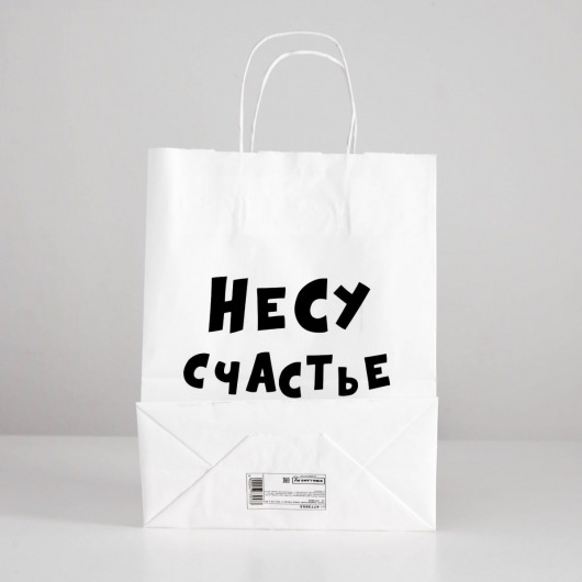 Подарочный пакет  Романтичная парочка  - 30 х 24 см. - UPAK LAND - купить с доставкой в Орле