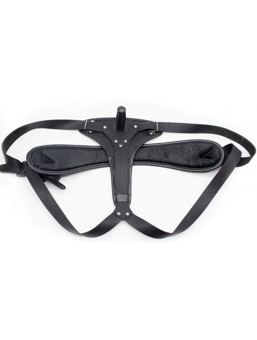 Реалистичный страпон Woman Midi с вагинальной пробкой - 19 см. - LOVETOY (А-Полимер) - купить с доставкой в Орле